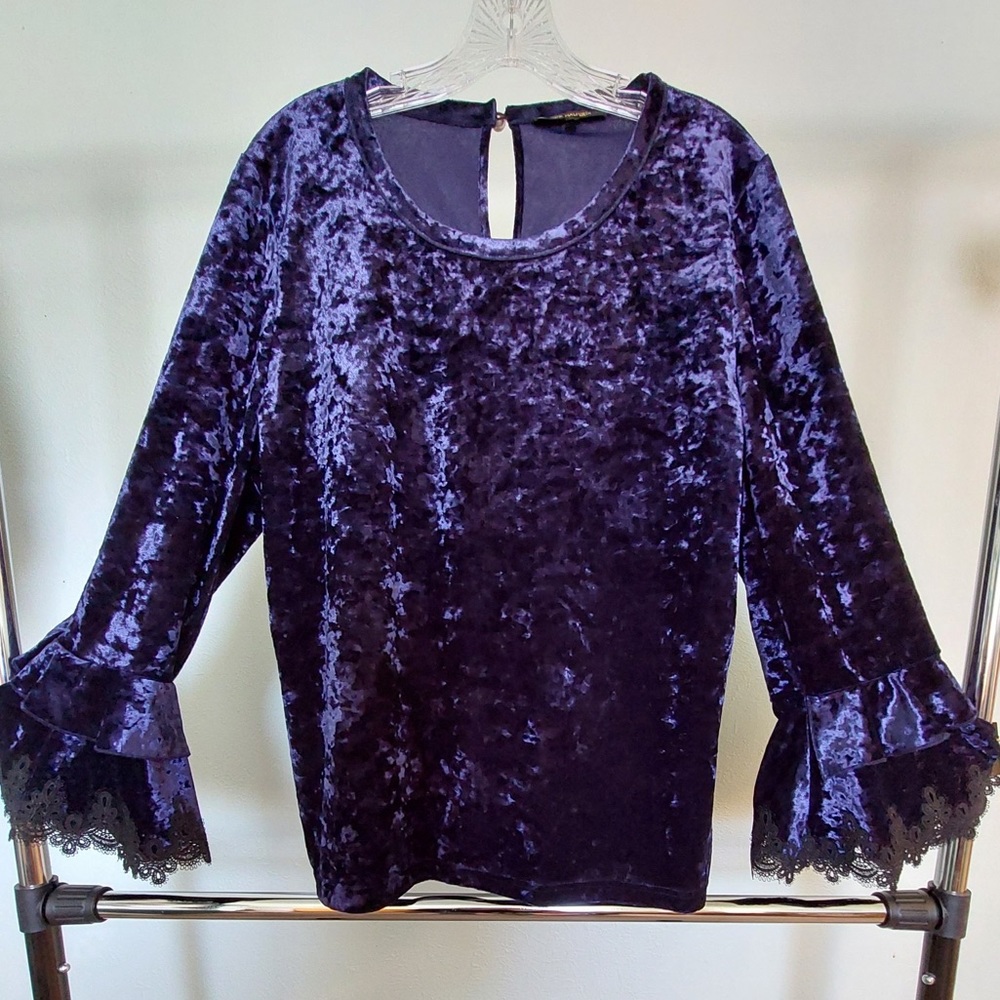 Kobi Halperin Hayden Velvet Blouse - size XL